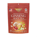 A package of Wisconsin American Ginseng Assorted Root Tea, 28 tea bags.