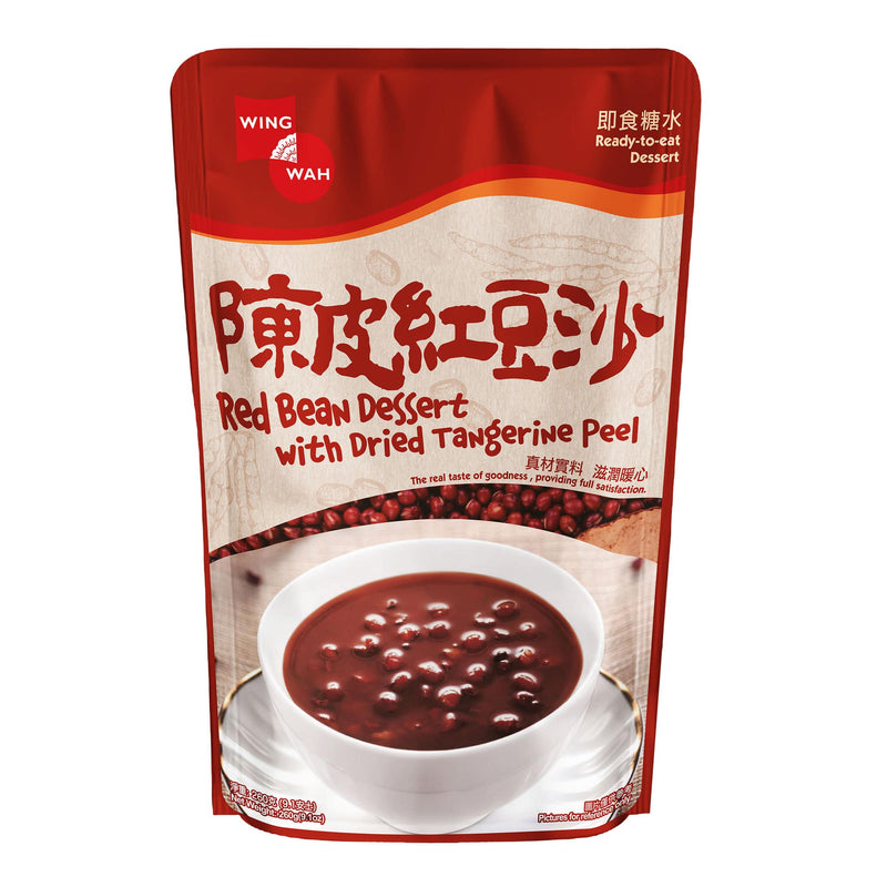 A package of Wing Wah Tangerine Peel Red Bean Dessert, 260g.