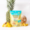 Prince of Peace Ginger Candy (Chews) Pineapple Coconut with a pineapple and coconut.